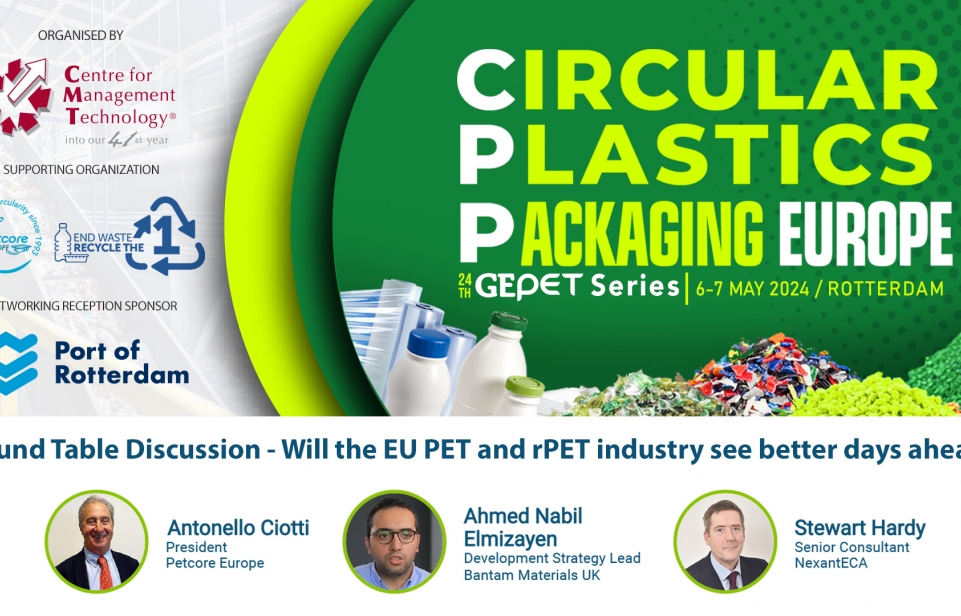 Circular Plastics Packaging Europe - 24th GEPET Series