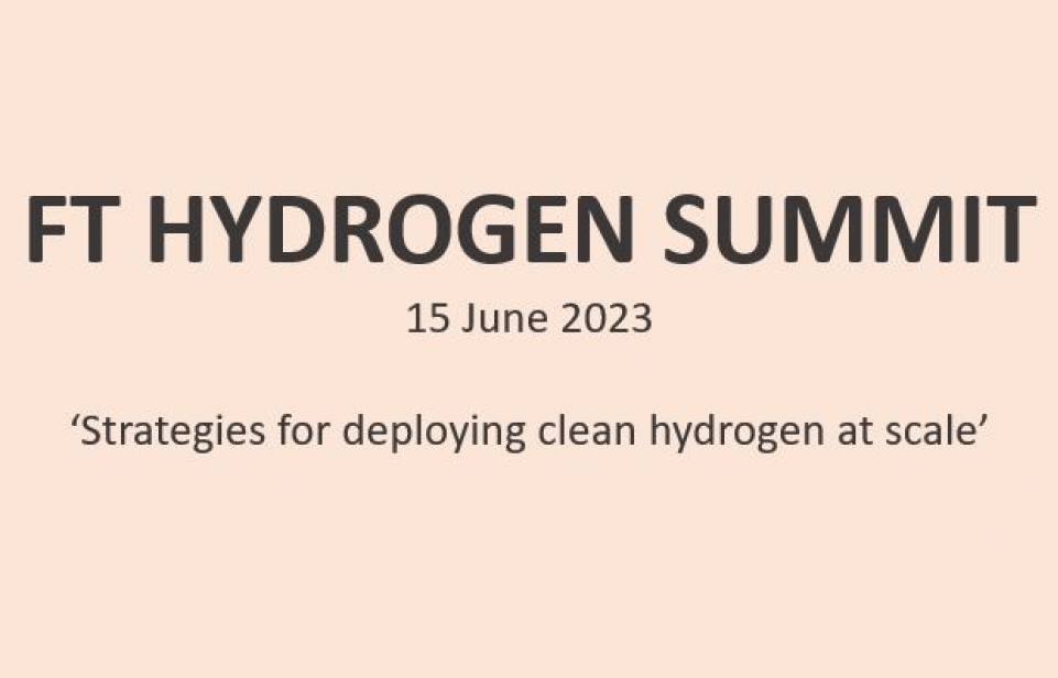 FT Hydrogen summit 